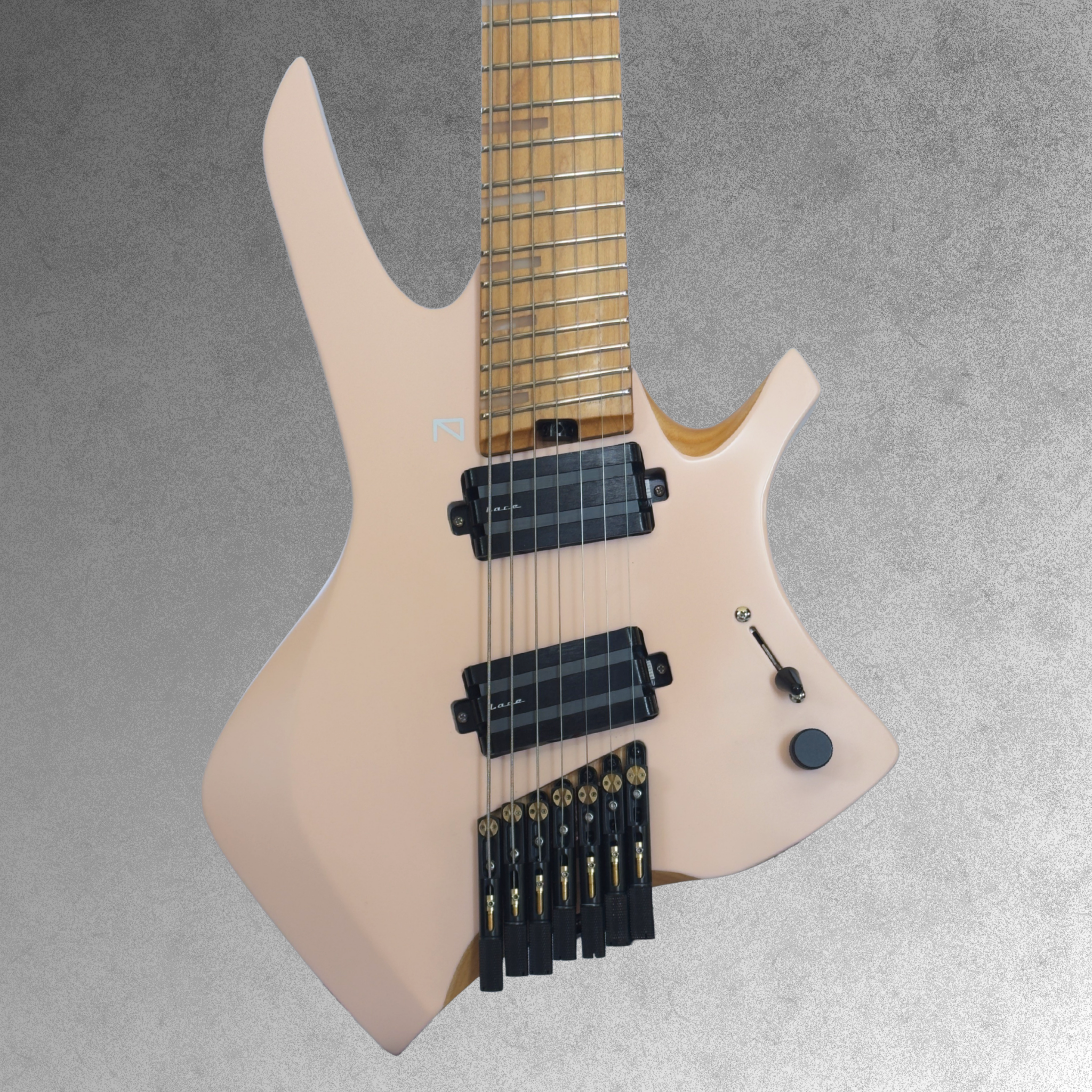 ZERU EXHALE Headless 7 String Guitar Damask Pink