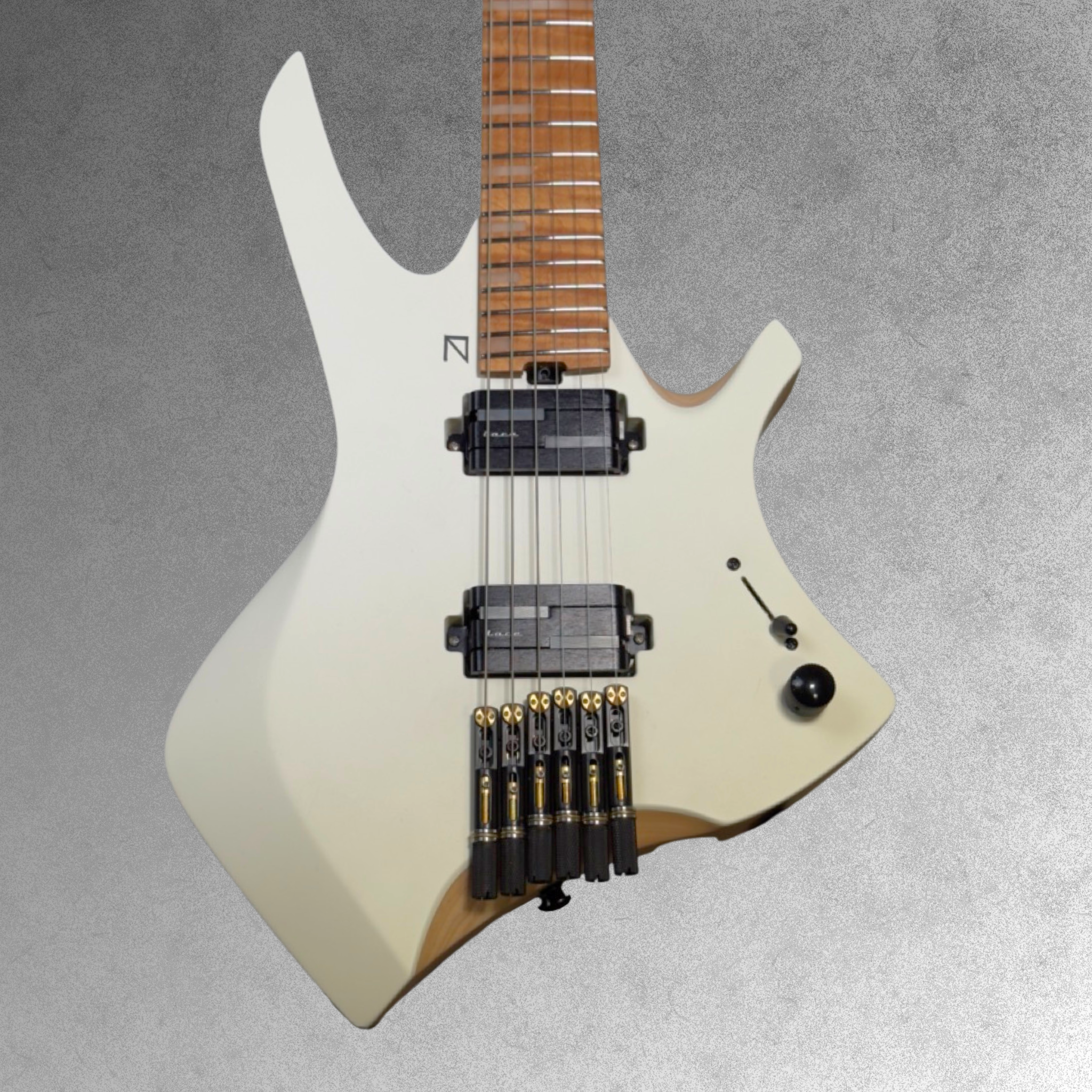 ZERU EXHALE Headless 6 String Guitar Nimbus White