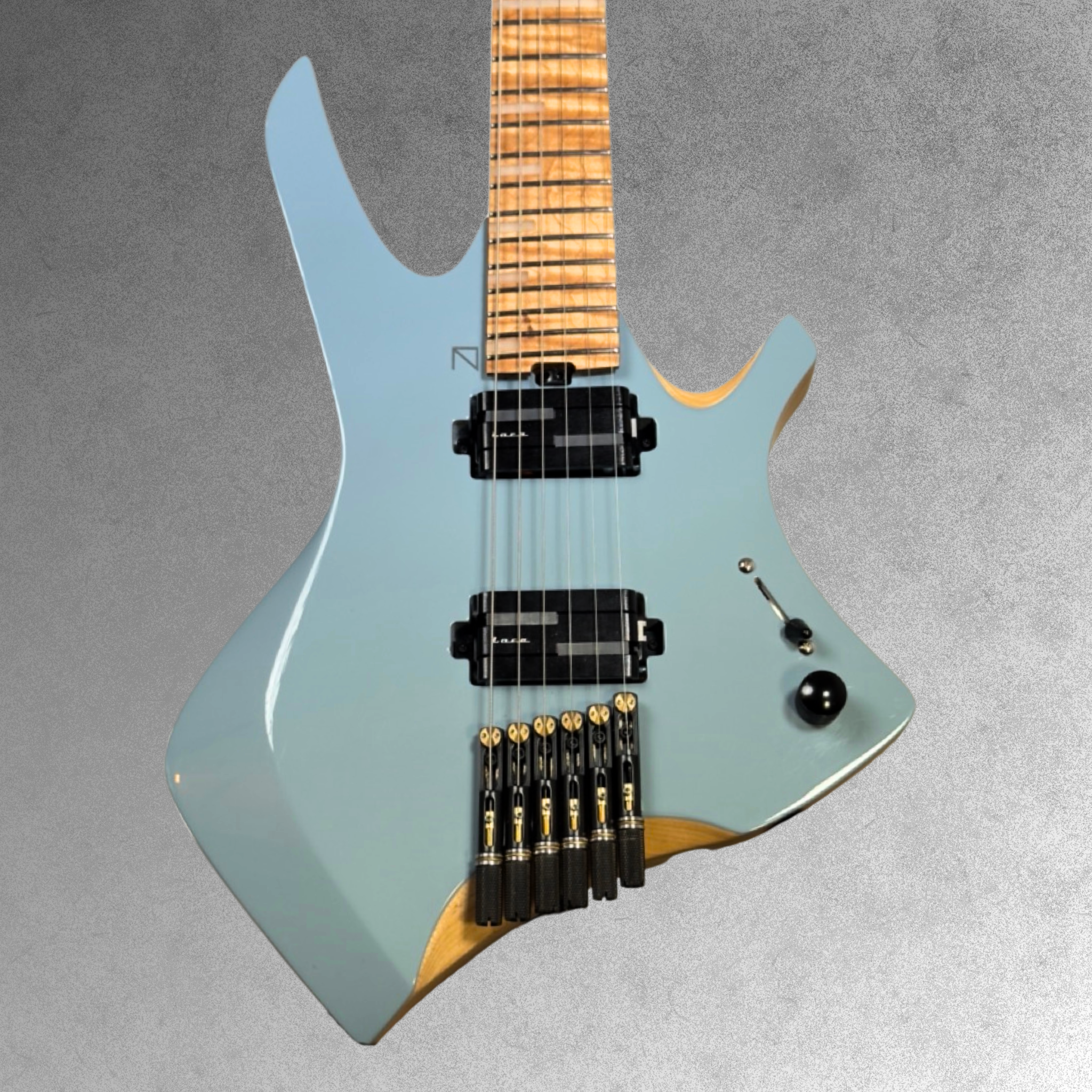 ZERU EXHALE Headless 6 String Guitar Indium Blue