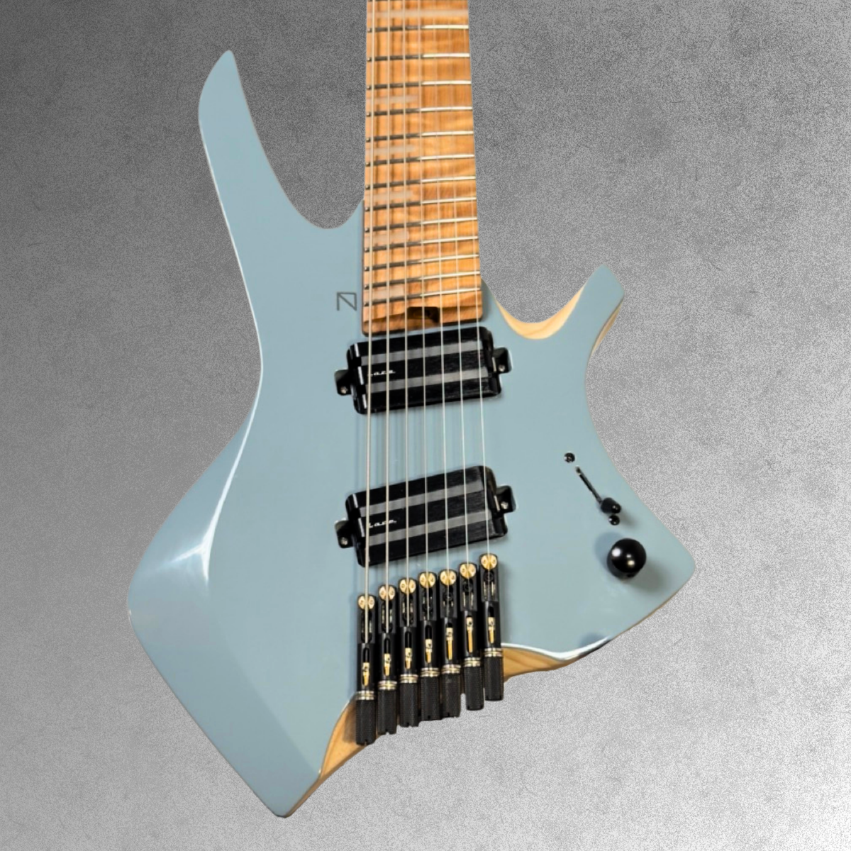 Zero Thrash Guitars 7弦ギター ZERU EXHALE Headless 7 String Guitar Indium Blue
