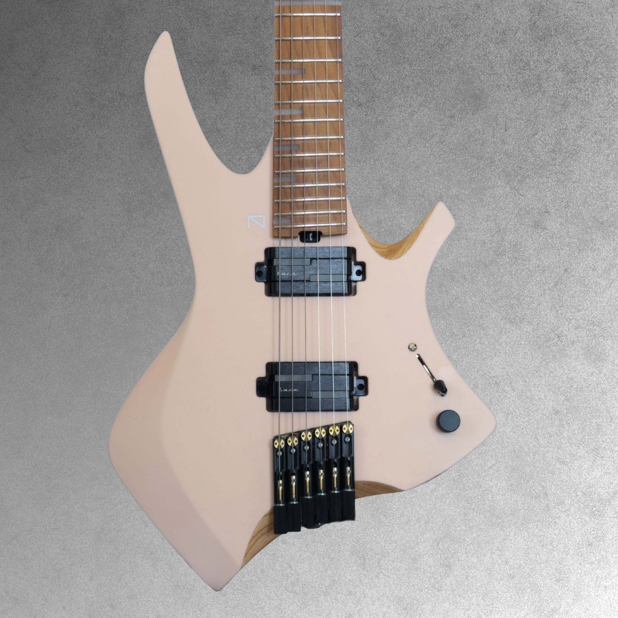 ZERU EXHALE Headless 6 String Guitar Damask Pink
