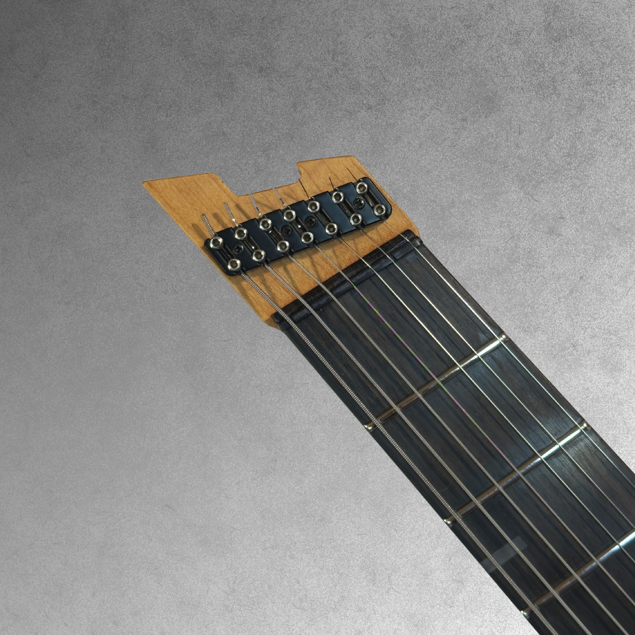 ZERU EXHALE Headless 7 String Justus Hajas Signature Guitar Scorched Scarlett
