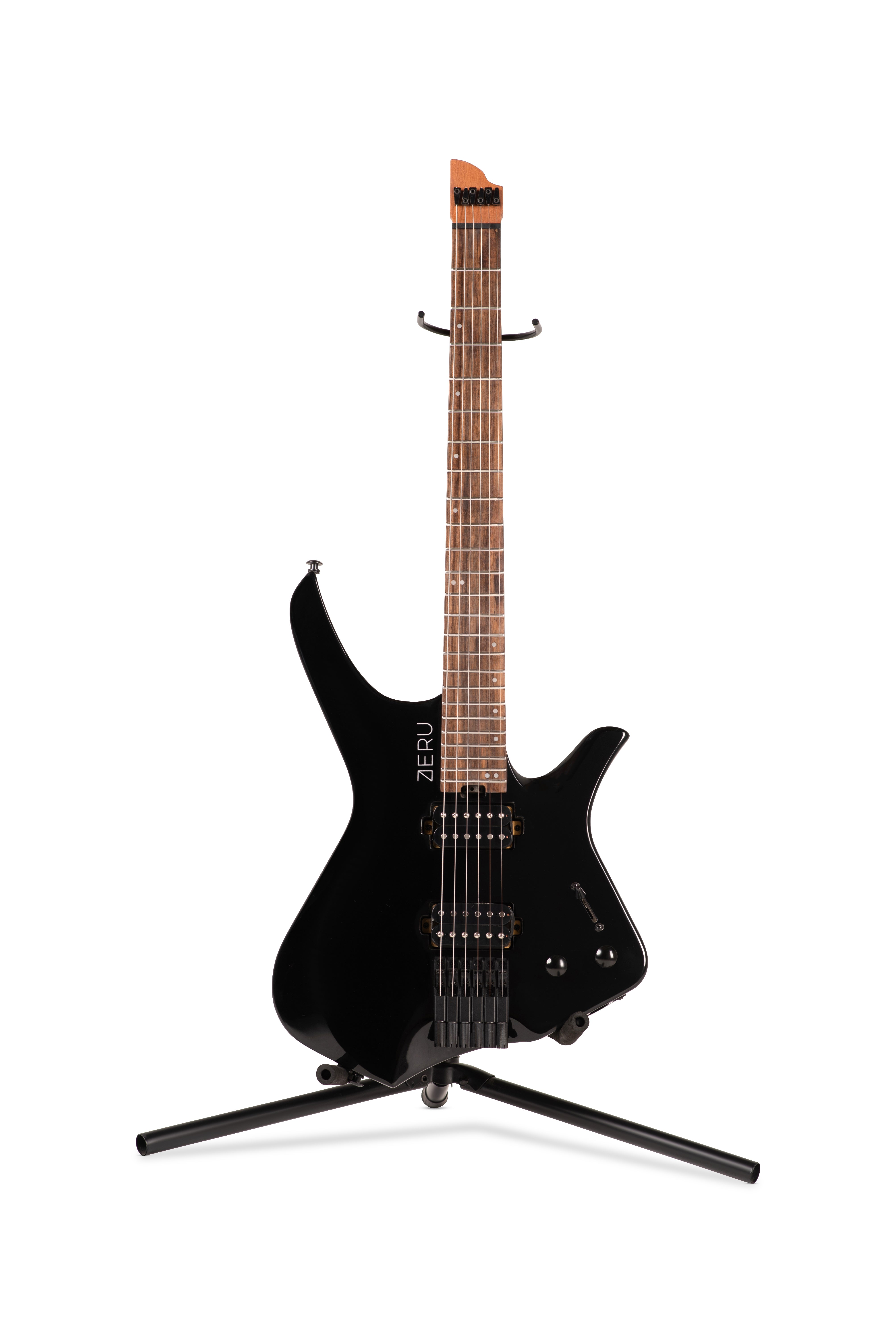 ZERU 6 String Headless Guitar in Beltza Night