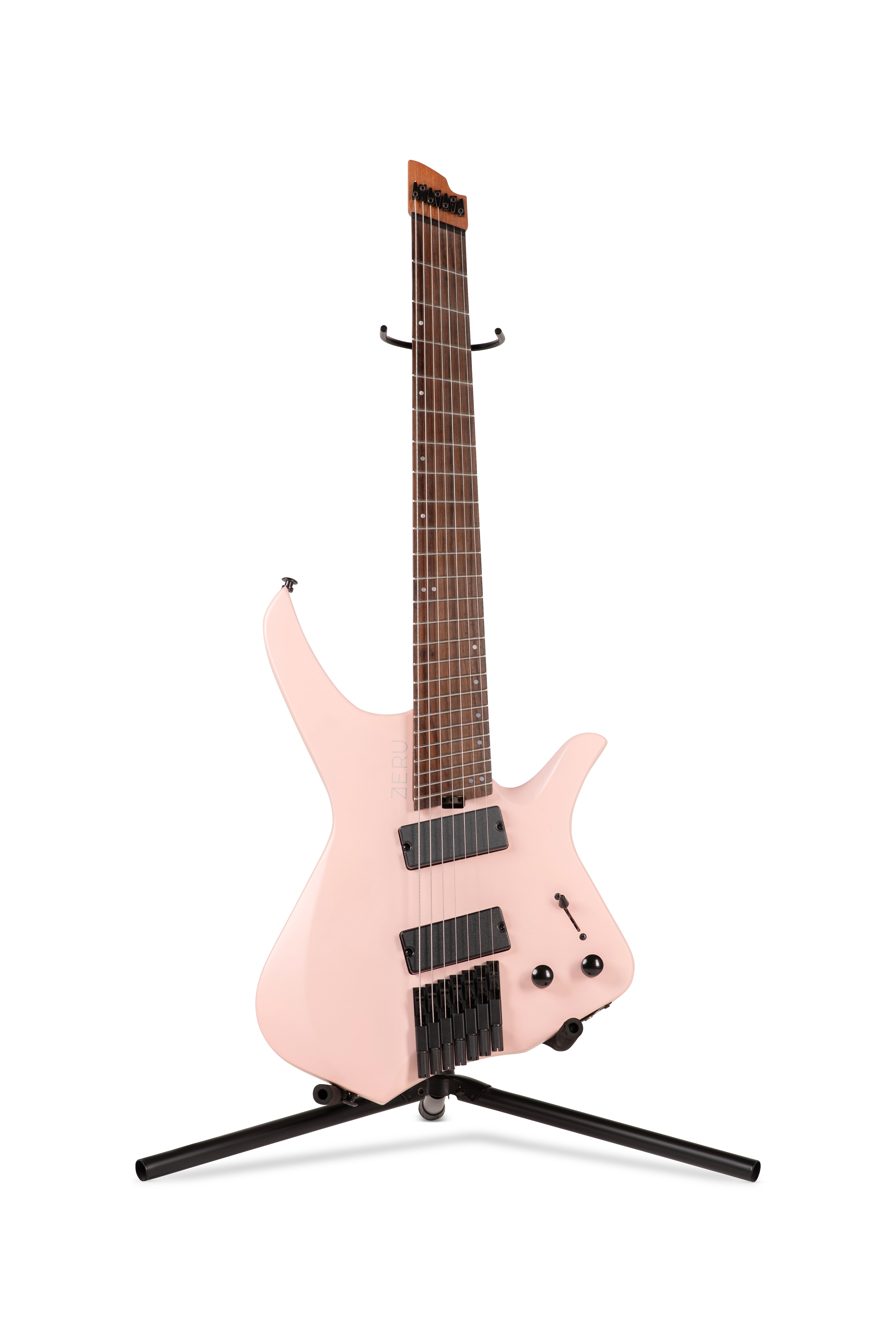 ZERU 7 String Headless Guitar in Arrosa Satin